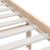 Cadru de pat Small Double 4FT, 120x190 cm, lemn masiv GartenMobel Dekor
