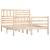 Cadru de pat Small Double 4FT, 120x190 cm, lemn masiv GartenMobel Dekor