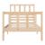 Cadru de pat Small Single 2FT6, 75x190 cm, lemn masiv GartenMobel Dekor