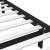 Cadru de pat Small Single 2FT6, negru, 75x190 cm, lemn masiv GartenMobel Dekor