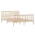 Cadru de pat Small Double 4FT, 120x190 cm, lemn masiv GartenMobel Dekor