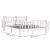 Cadru de pat Small Double 4FT, 120x190 cm, lemn masiv GartenMobel Dekor