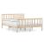 Cadru de pat Small Double 4FT, 120x190 cm, lemn masiv GartenMobel Dekor
