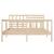 Cadru de pat Small Double 4FT, 120x190 cm, lemn masiv GartenMobel Dekor