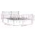 Cadru de pat Small Double 4FT, alb, 120x190 cm, lemn masiv GartenMobel Dekor