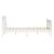 Cadru de pat Small Double 4FT, alb, 120x190 cm, lemn masiv GartenMobel Dekor