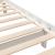 Cadru de pat Small Double 4FT, alb, 120x190 cm, lemn masiv GartenMobel Dekor