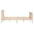 Cadru de pat dublu 4FT6, 135x190 cm, lemn masiv GartenMobel Dekor
