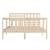 Cadru de pat 5FT King Size, 150x200 cm, lemn masiv GartenMobel Dekor