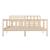 Cadru de pat 6FT Super King, 180x200 cm, lemn masiv GartenMobel Dekor