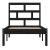 Cadru de pat Small Single 2FT6, negru, 75x190 cm, lemn masiv GartenMobel Dekor