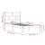 Cadru de pat Single 3FT, 90x190 cm, lemn masiv GartenMobel Dekor