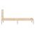 Cadru de pat Single 3FT, 90x190 cm, lemn masiv GartenMobel Dekor