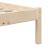 Cadru de pat Single 3FT, 90x190 cm, lemn masiv GartenMobel Dekor