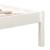 Cadru de pat 4FT Small Double, alb, 120x190 cm, lemn masiv GartenMobel Dekor