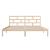 Cadru de pat dublu 4FT6, 135x190 cm, lemn masiv GartenMobel Dekor