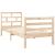 Cadru de pat Small Single 2FT6, 75x190 cm, lemn masiv GartenMobel Dekor