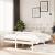 Cadru de pat King Size, alb, 150x200 cm, lemn masiv GartenMobel Dekor