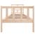Cadru de pat mic single, 75x190 cm, lemn masiv de pin GartenMobel Dekor
