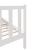 Cadru de pat, alb, 140x190 cm, lemn masiv de pin GartenMobel Dekor