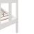 Cadru de pat King Size, alb, 150x200 cm, lemn masiv de pin GartenMobel Dekor