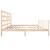 Cadru de pat Super King, 180x200 cm, lemn masiv de pin GartenMobel Dekor