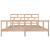 Cadru de pat Super King, 180x200 cm, lemn masiv de pin GartenMobel Dekor