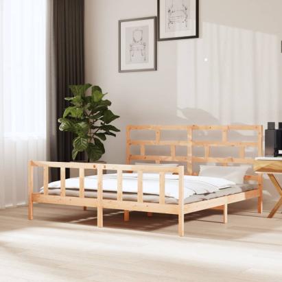 Cadru de pat Super King, 180x200 cm, lemn masiv de pin GartenMobel Dekor