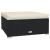 Set mobilier de grădină cu perne, 4 piese, negru, poliratan GartenMobel Dekor
