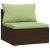 Set mobilier de grădină cu perne, 7 piese, maro, poliratan GartenMobel Dekor