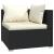Set mobilier de grădină cu perne, 6 piese, negru, poliratan GartenMobel Dekor