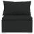 Set mobilier de grădină cu perne, 6 piese, negru, poliratan GartenMobel Dekor