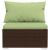 Set mobilier de grădină cu perne, 6 piese, maro, poliratan GartenMobel Dekor