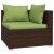 Set mobilier de grădină cu perne, 6 piese, maro, poliratan GartenMobel Dekor
