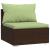 Set mobilier de grădină cu perne, 10 piese, maro, poliratan GartenMobel Dekor