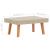 Set mobilier de grădină cu perne, 3 piese, bej, poliratan GartenMobel Dekor
