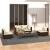 Set mobilier de grădină cu perne, 4 piese, maro, poliratan GartenMobel Dekor