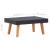 Set mobilier de grădină cu perne, 3 piese, negru, poliratan GartenMobel Dekor