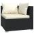 Set mobilier de grădină cu perne, 6 piese, negru, poliratan GartenMobel Dekor