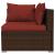 Set mobilier de grădină cu perne, 6 piese, maro, poliratan GartenMobel Dekor