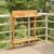 Masă de bar pentru balcon, 90x37x122,5 cm, lemn masiv de acacia GartenMobel Dekor