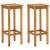 Set mobilier bar de balcon, 3 piese, lemn masiv de acacia GartenMobel Dekor