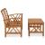 Set mobilier de grădină, 2 piese, lemn masiv de acacia GartenMobel Dekor