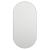 Oglindă cu lumini LED, 60x30 cm, sticlă, oval GartenMobel Dekor