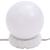 Oglindă cu lumini LED, 60x30 cm, sticlă, oval GartenMobel Dekor