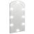 Oglindă cu lumini LED, arcadă, 90x45 cm, sticlă GartenMobel Dekor