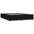 Cadru de pat Small Double 4FT, negru, 120x190 cm GartenMobel Dekor