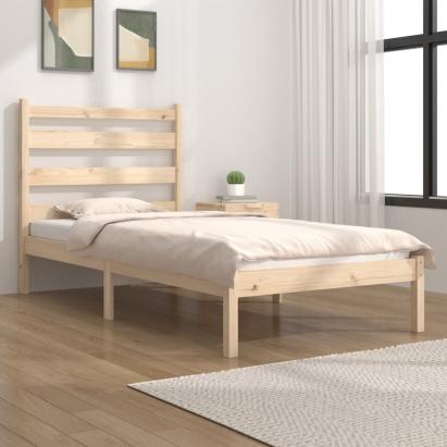 Cadru de pat single, 90x190 cm, lemn masiv de pin GartenMobel Dekor
