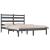 Cadru de pat, gri, 200x200 cm, lemn masiv de pin GartenMobel Dekor