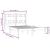Cadru de pat King Size, alb, 150x200 cm, lemn masiv de pin GartenMobel Dekor
